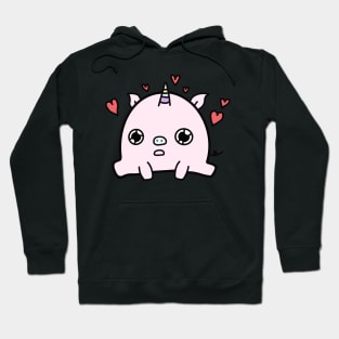 Pigacorn in love Hoodie